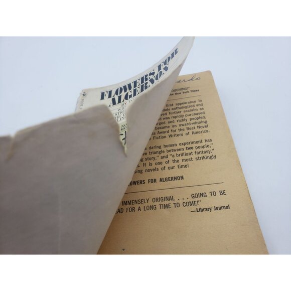 Flowers For Algernon By Daniel Keyes Bantam Paperback - Picture 2 of 9